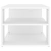 Coffee Table White 39.4"x19.7"x15.7" Engineered Wood