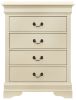 Glory Furniture Louis Phillipe G3175-BC 4 Drawer Chest , Beige