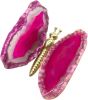 2inches Pink agate quartz crystal DIY butterfly quartz crystal skull home decor reiki healing 1pc